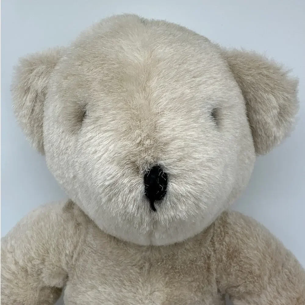 Vintage 1980s Charm Co. Collectible Stuffed Teddy Bear Plush Jointed Made Korea